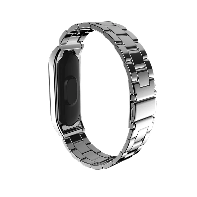 Xiaomi mi отрасли браслет группа 3 спортивный ремешок часы металлический для xiaomi Band