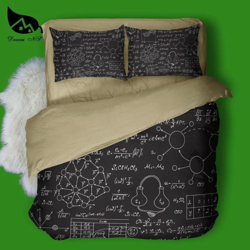 Light tan Dream NS Advanced Chemistry Formula Notes пододеяльник набор черное постельное белье Наволочка индивидуальный домашний текстиль - Цвет: Light tan