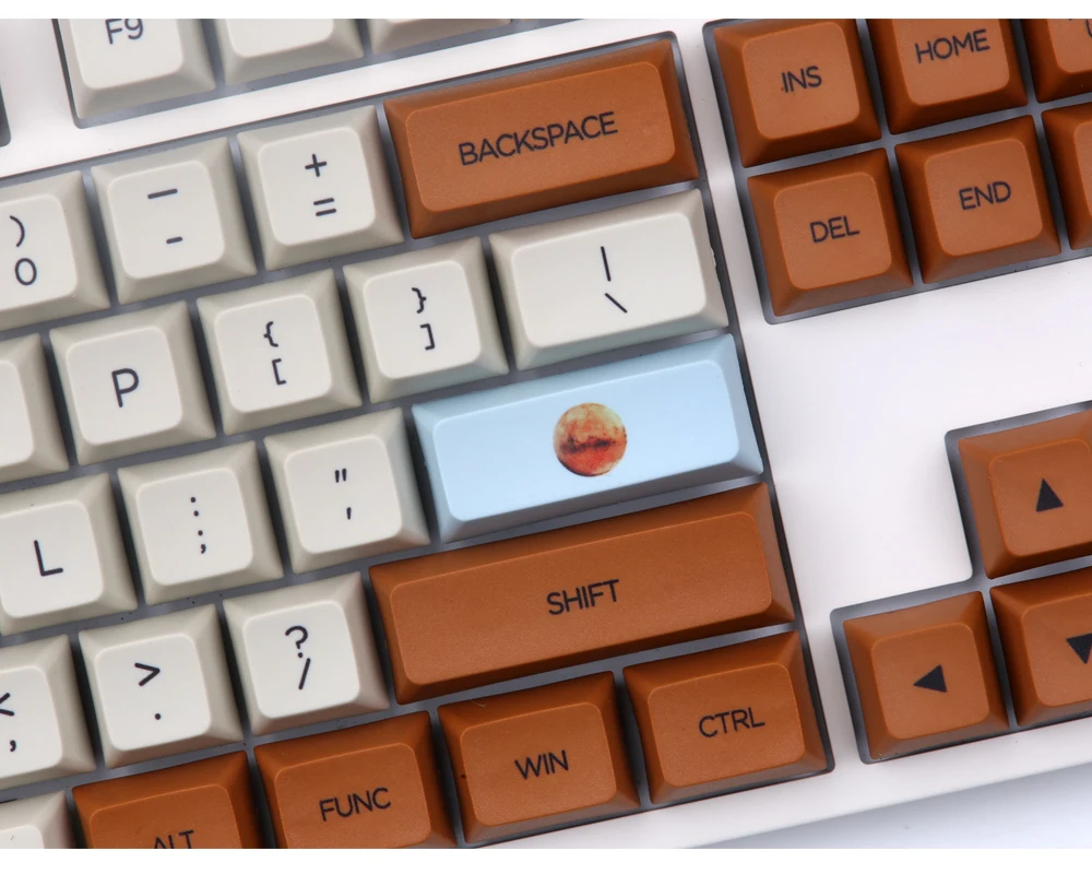 Xda profile 165 клавиш pbt materila совместим с механической клавиатурой cherry mx