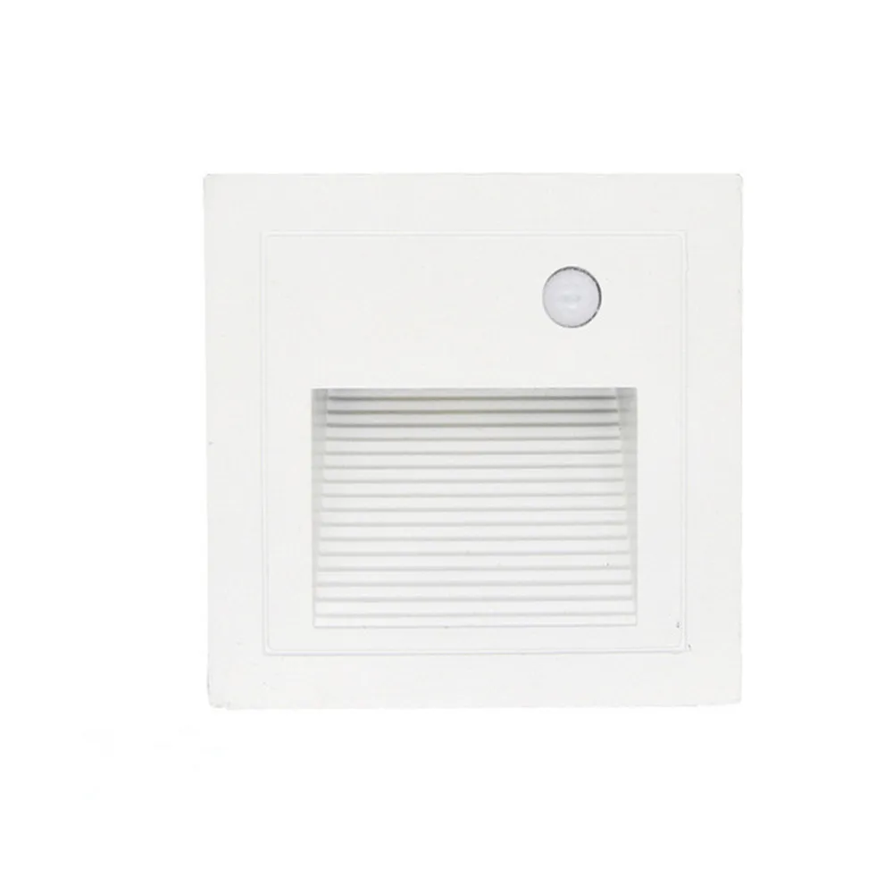 3 Вт Led Footlight встроенный угловой светильник открытый шаг лестницы огни водонепроницаемый встраиваемые подземные похороненные лампы