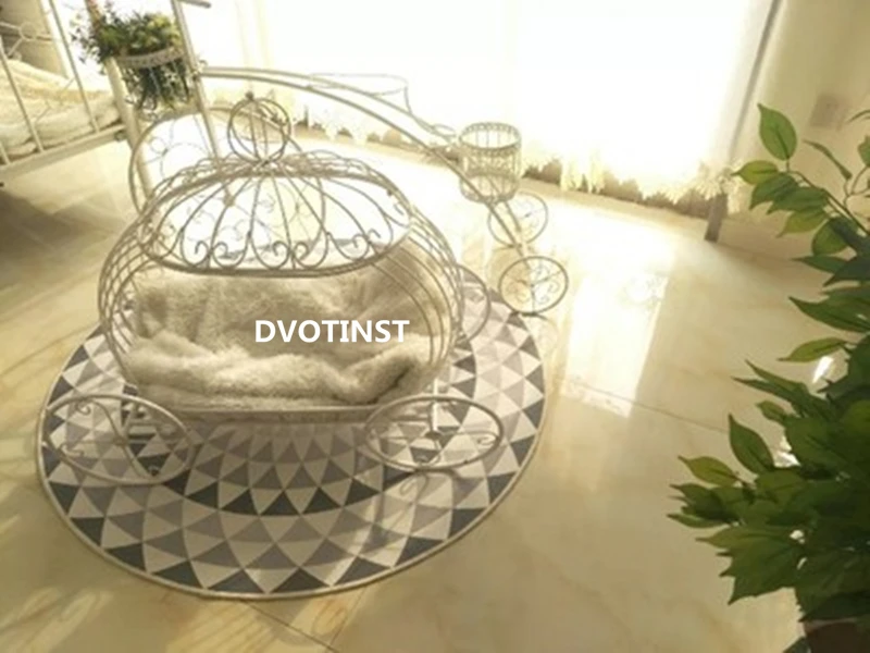 Dvotinst новорожденный реквизит для фотосъемки детская железная Принцесса Золушка карета реквизит позирующая Тыква автомобиль позер фотография, фото реквизит