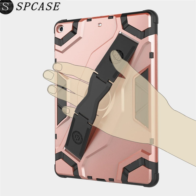 SPCASE Kickstand Планшеты Чехлы для Apple iPad 9 7 дюймов 2017 противоударный ТПУ броня