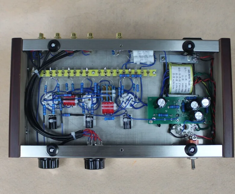 Marantz M7 схема 12AX7 трубка предусилитель HiFi ламповый усилитель мощности DIY Kit& готовый предусилитель аудио