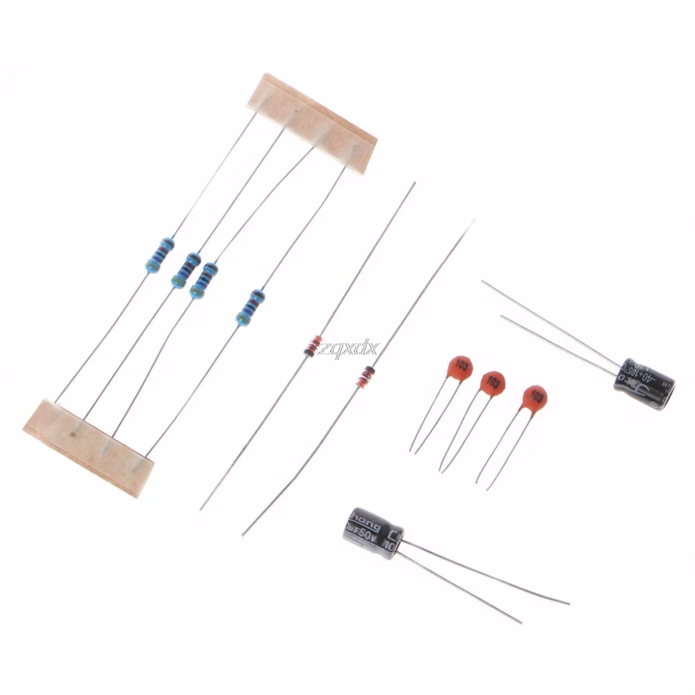 NE555 Осциллятор зуммер электронный DIY тон генератор светодиодный комплект 8R 0 25 Вт