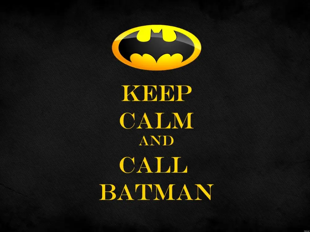 Keep Calm And Call Batman & Start (2005) классический фильм огромный художественный настенный