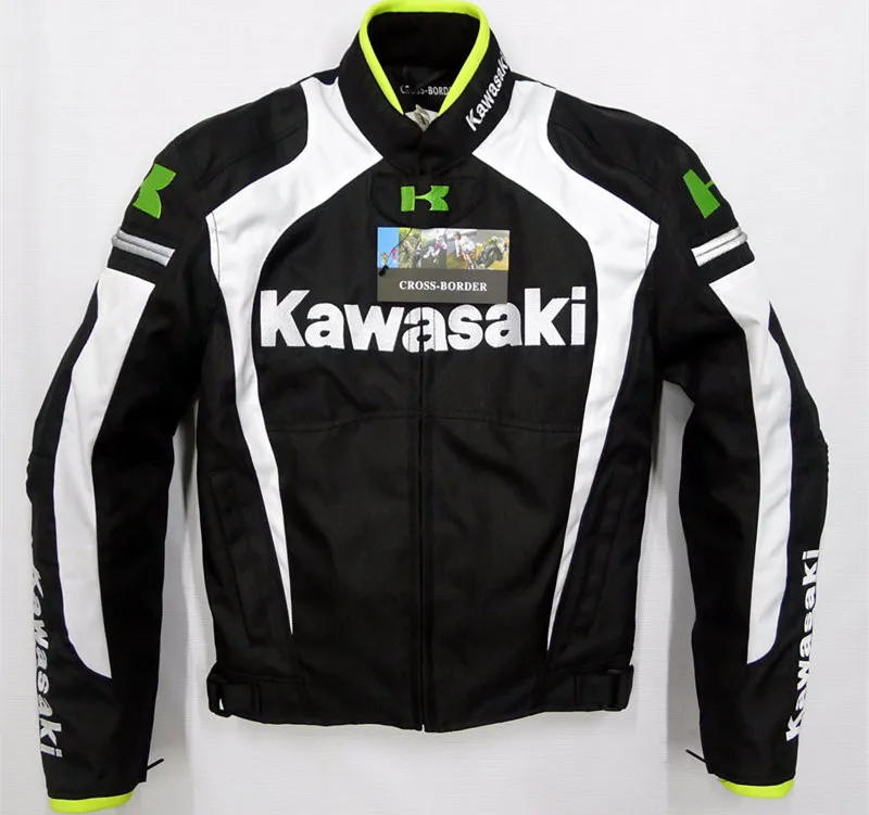 2018 Street Motorcycle Moto GP Racing Team for KAWASAKI Jacket Riding with Protectors Black Green Clothing | Автомобили и