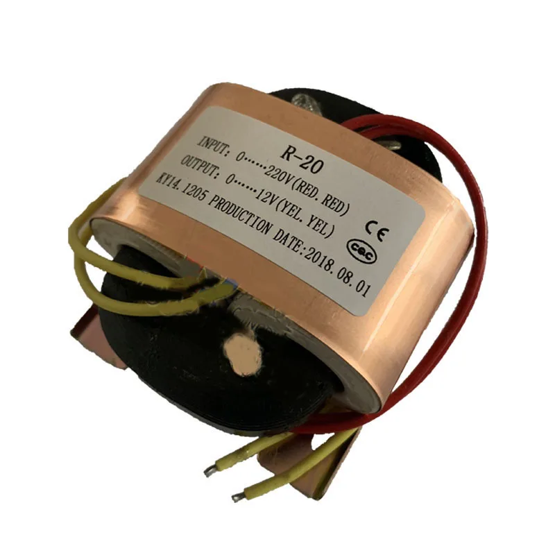 R20W 25W 30W R20 сердечник силовой трансформатор R Тип 220V к одиночному двойному 9V 12V 15V 18V