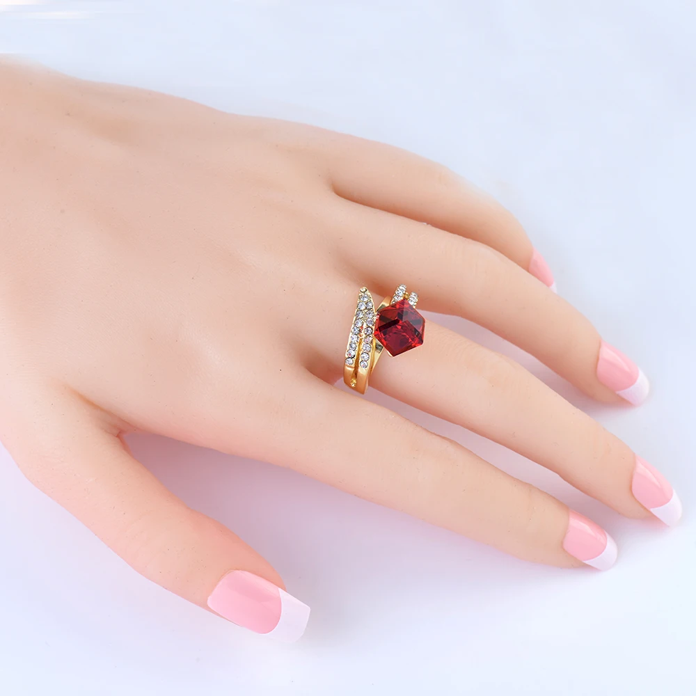 

Lucky Stone Punk Ring Silver Ring Jewelry for Women & Girl Beach European Jewelry Ring Wedding Party Birthday Top Quality