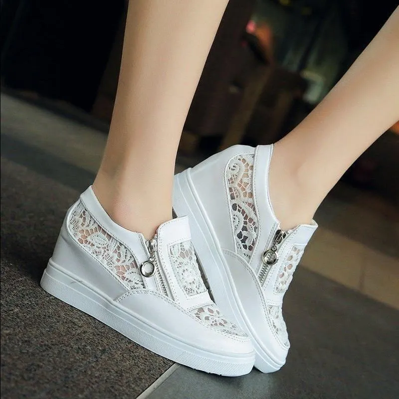 Лидер продаж 2019 года модная повседневная женская обувь из сетчатого материала на