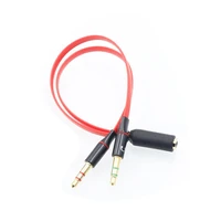 multimedia audio split cable 3 5mm dual 2 male to female plug jack stereo audio mic y splitter cable 8899