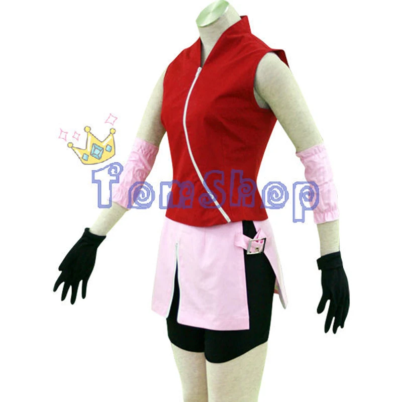 Полный комбинированный костюм для косплея из японского аниме Наруто (топы + шорты