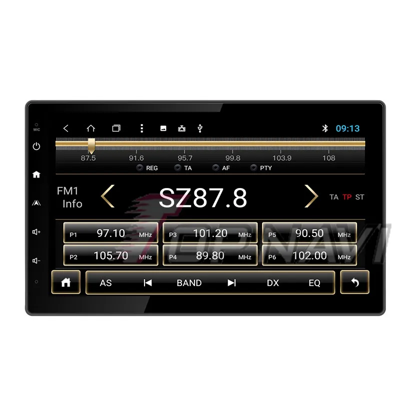 Topnavi 10.2'' Octa Core Android 8.1 Car Multimedia Player for Removable Universal Autoradio GPS Navigation Audio Stereo NO DVD |