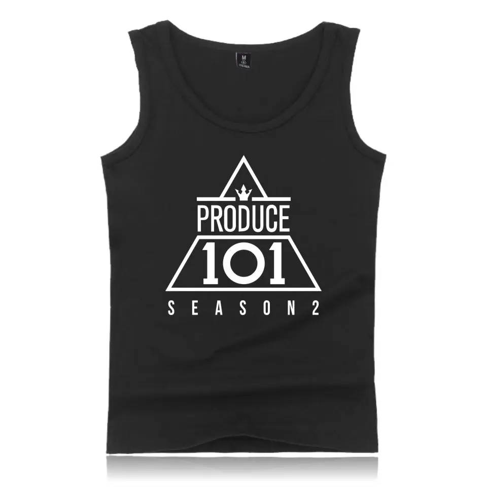 Майка want One сезон 2 летняя одежда в стиле K-POP корейские майки для мужчин и женщин |