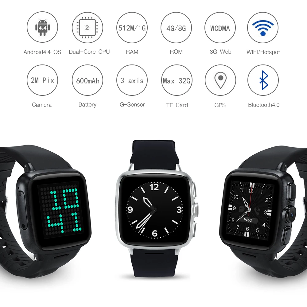 696 Z01 3g планшет WCDMA Android системы смарт часы Смарт браслет для фитнеса Bluetooth gps