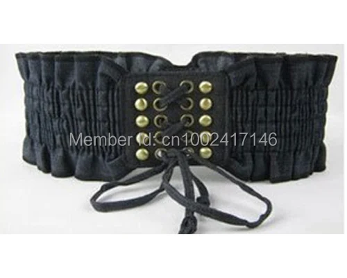 Женский джинсовый Эластичный пояс с заклепками и кисточками|Женские ремни| |