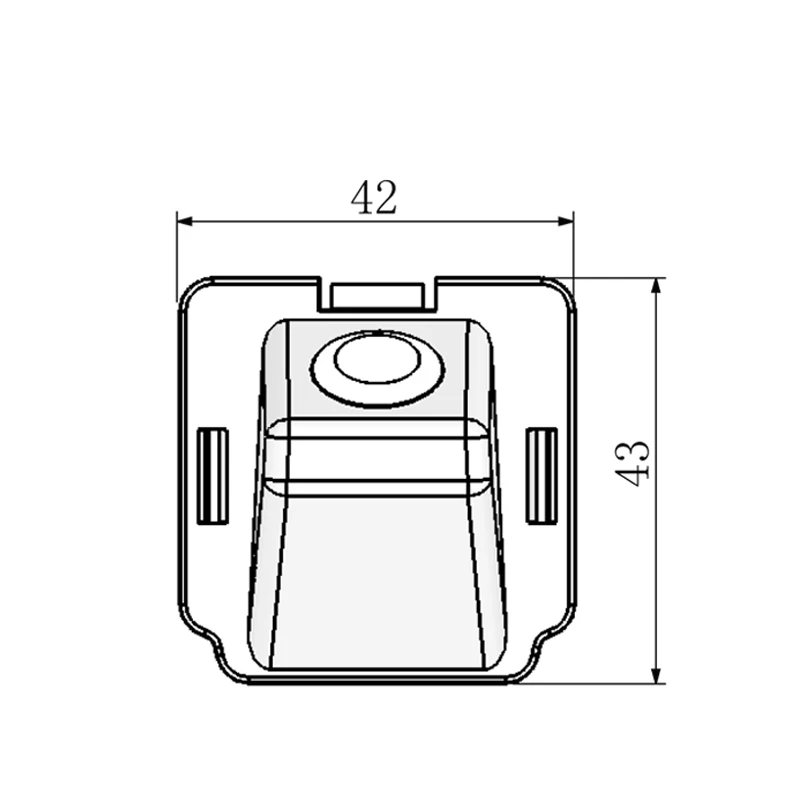 Автомобильная парковочная камера HD CCD заднего вида s для Mitsubishi Outlander XL 2006 2018 Citroen C