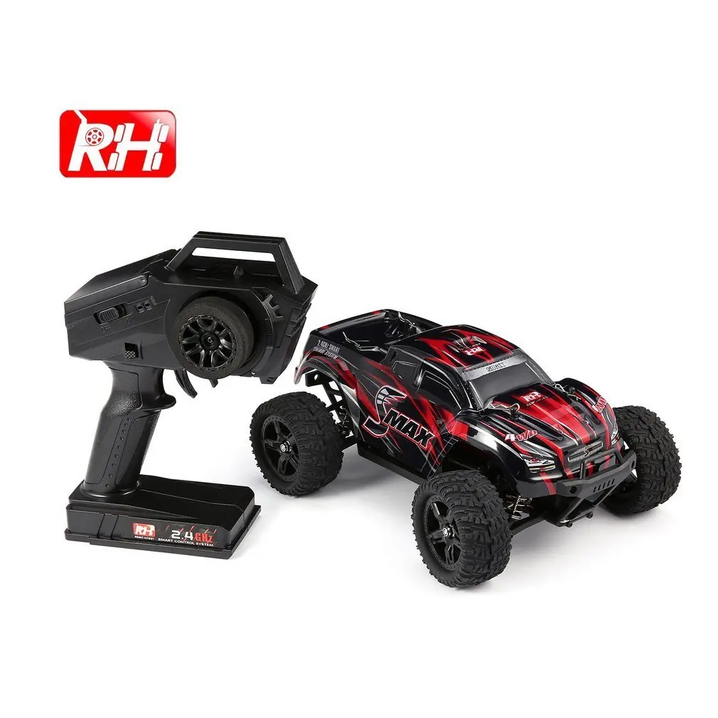 REMO 1631 1/16 Масштаб 2,4 г 40 км/ч высокая скорость 4WD матовый внедорожный грузовик большие колеса Bigfoot SMAX RC автомобиль дистанционного управления детский подарок