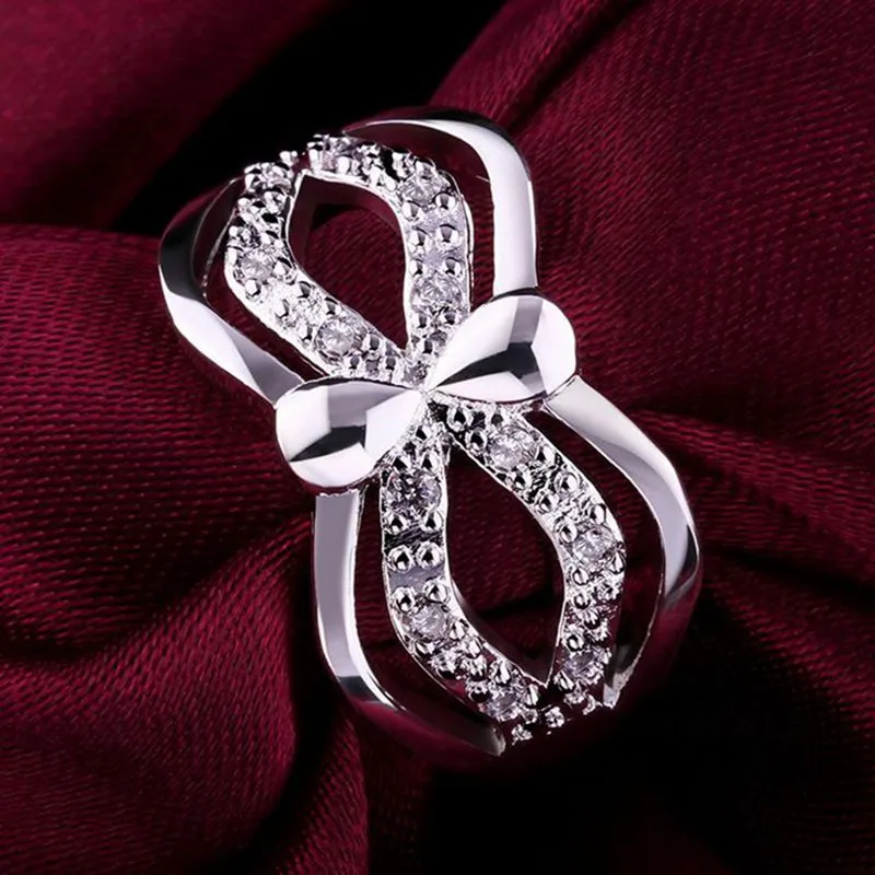 Посеребренная кольцо стерлингового серебра Jewelry Кольцо заводские цены моды