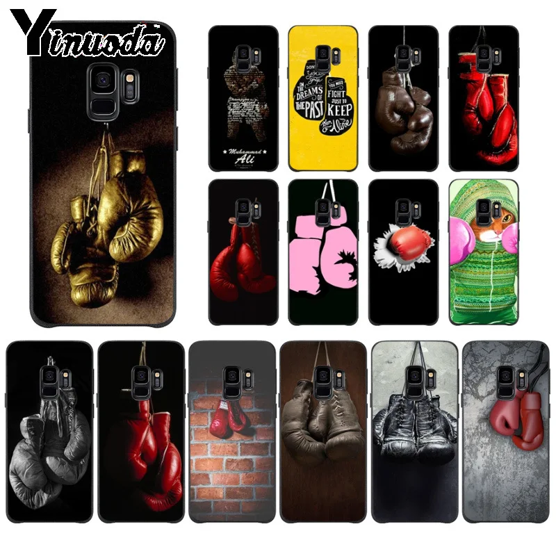 Боксерские перчатки Yinuoda чехол для телефона Samsung S9 plus S5 S6 S6edge S6plus S7 S7edge S8