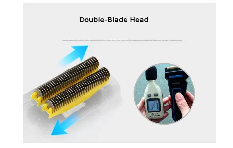 Electric Shaver Men's reciprocate razor rechargeable shaver head Washable cheap Care Equipment Double-Blade Head | Бытовая техника