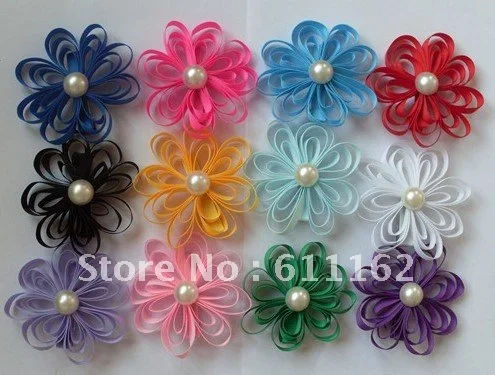 Машинка для стрижки волос банты новинка Цветочные Зажимы жемчужные цветочные