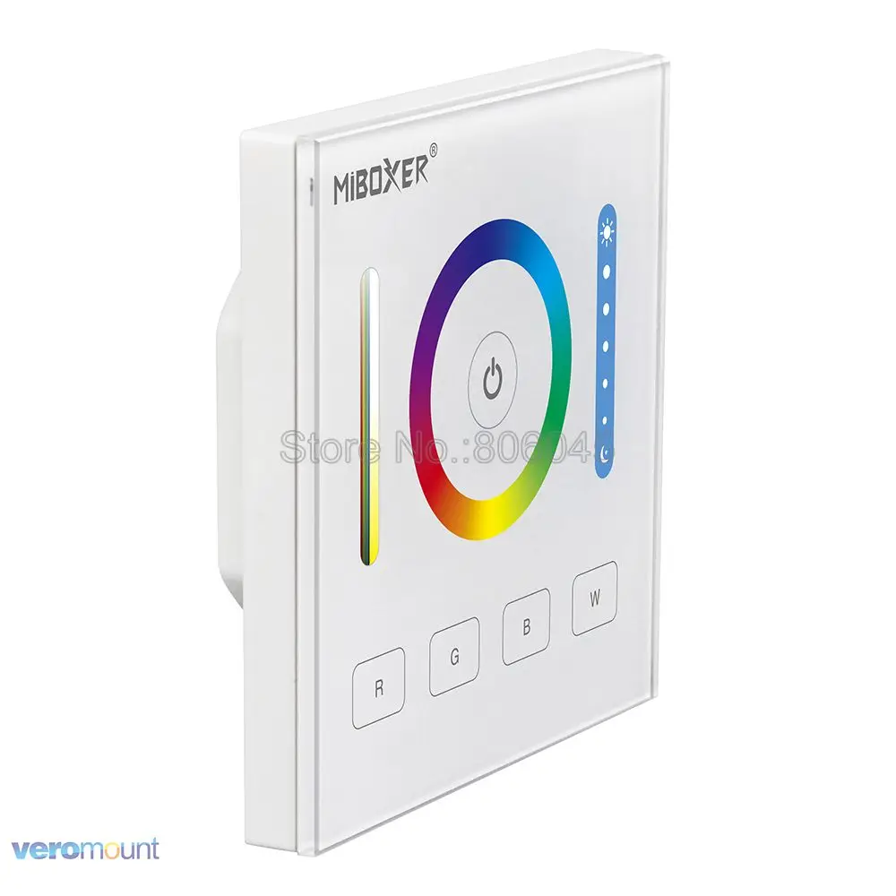 MiBOXER с цифровым адресным интерфейсом 86 сенсорный Панель RGB/RGBW/RGB + CCT 3 в 1 Smart