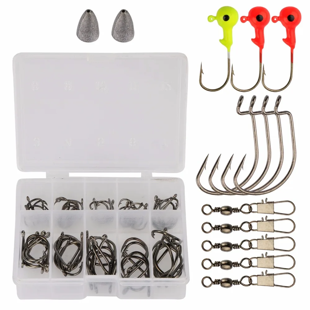 175 шт рыболовные приманки комплект Минноу колебание воблеры Spinner ложка