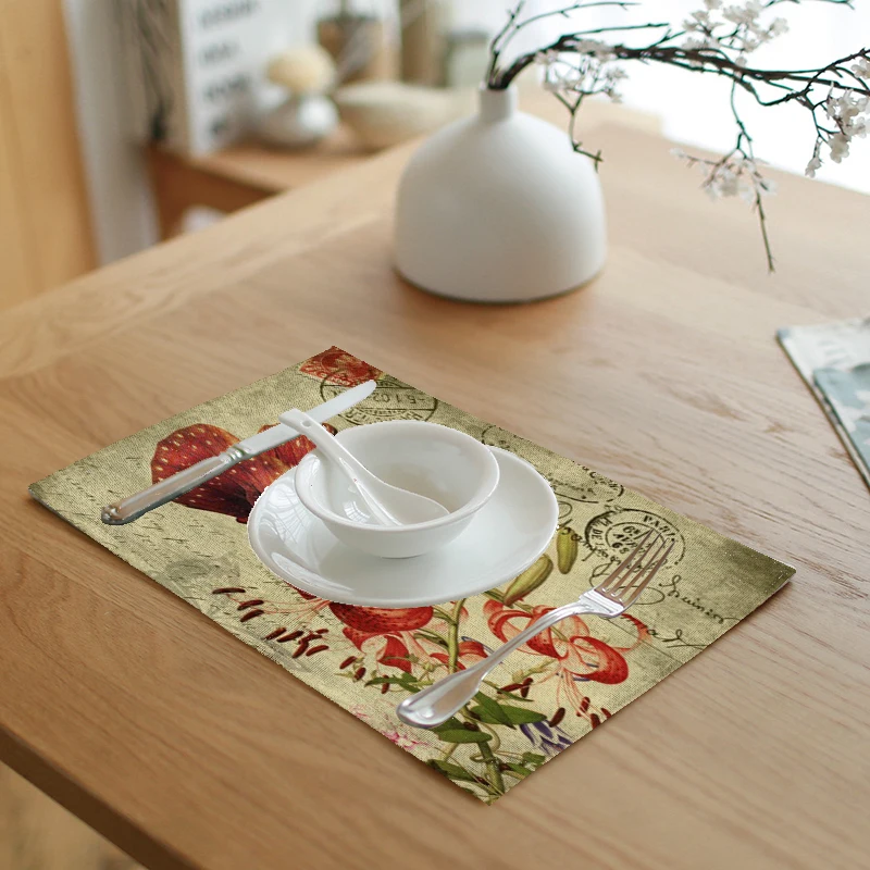 Персонализированные разноцветные бабочки в стиле ретро бумажные салфетки с