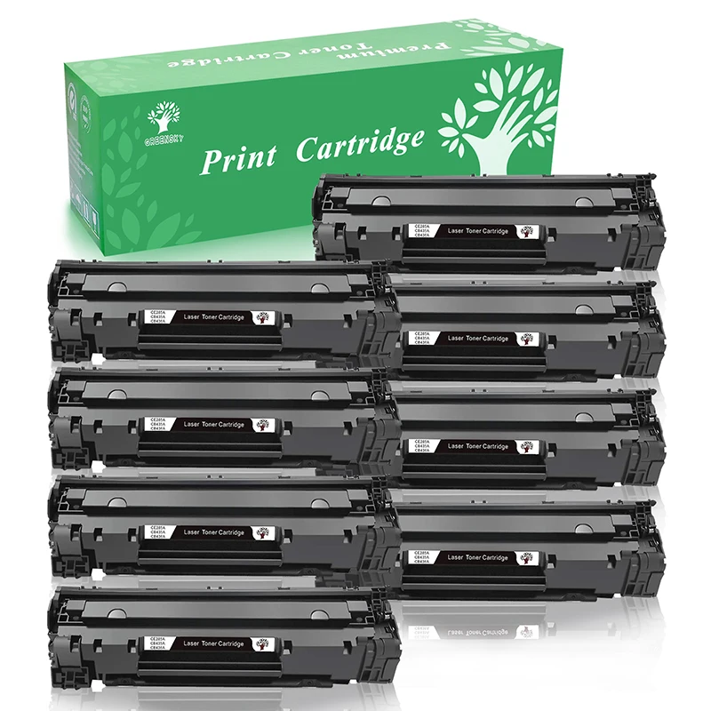 GREENSKY 8 шт CB435A 35A совместимый тонер картридж для hp LaserJet P1005 P1006 P1007 P1008 P1009 Canon LBP6030w