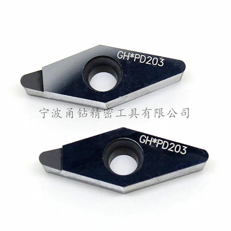 Алмазный резак с ЧПУ 2 шт. VCGT1604 R1.2 R1.6 PCD наконечник вставки DCMT CCMT TNGA CNMA для