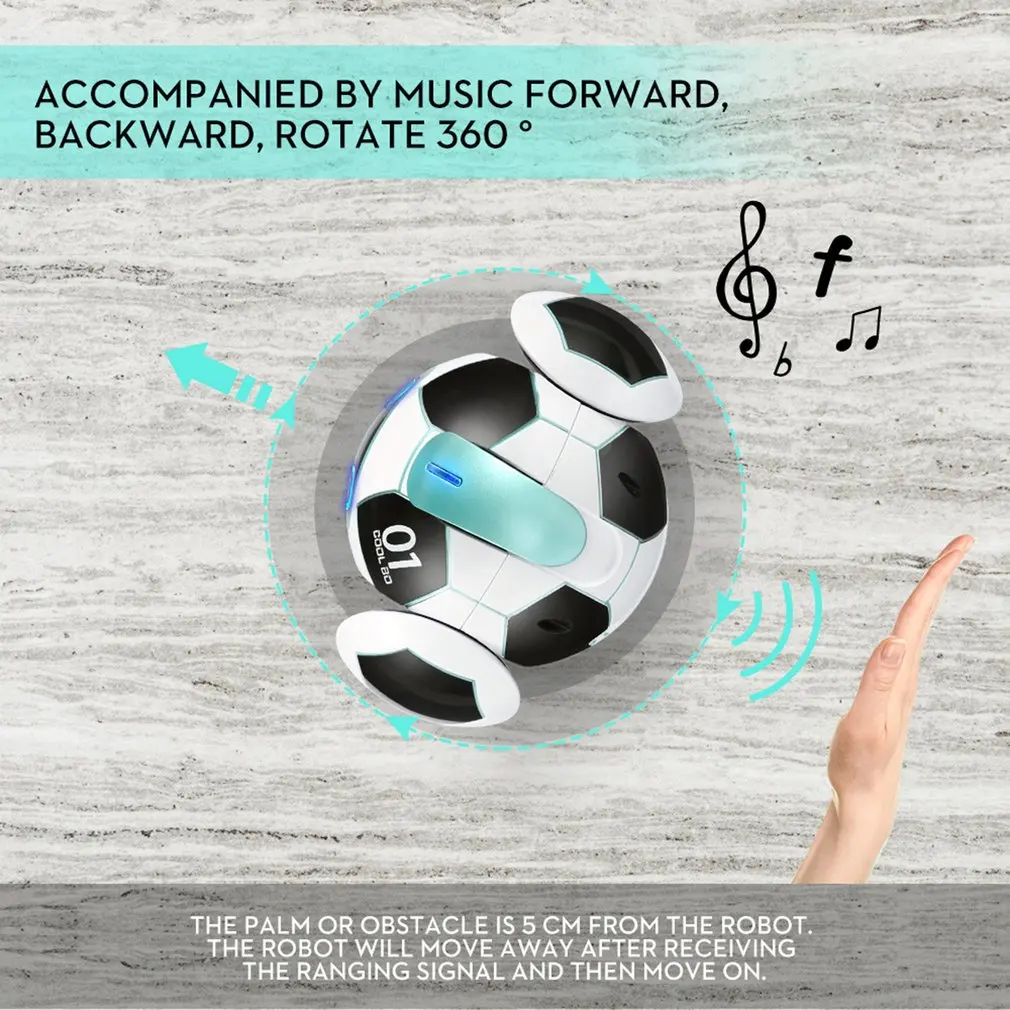 Робот KUBO Ball, робот AI, робот-Компаньон с распознаванием жестов, Интеллектуальный робот, танцующий пение, игрушки для детей, подарок