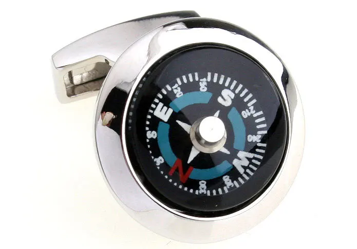 Бесплатная доставка Функциональный Компас Запонки Новый дизайн высокое