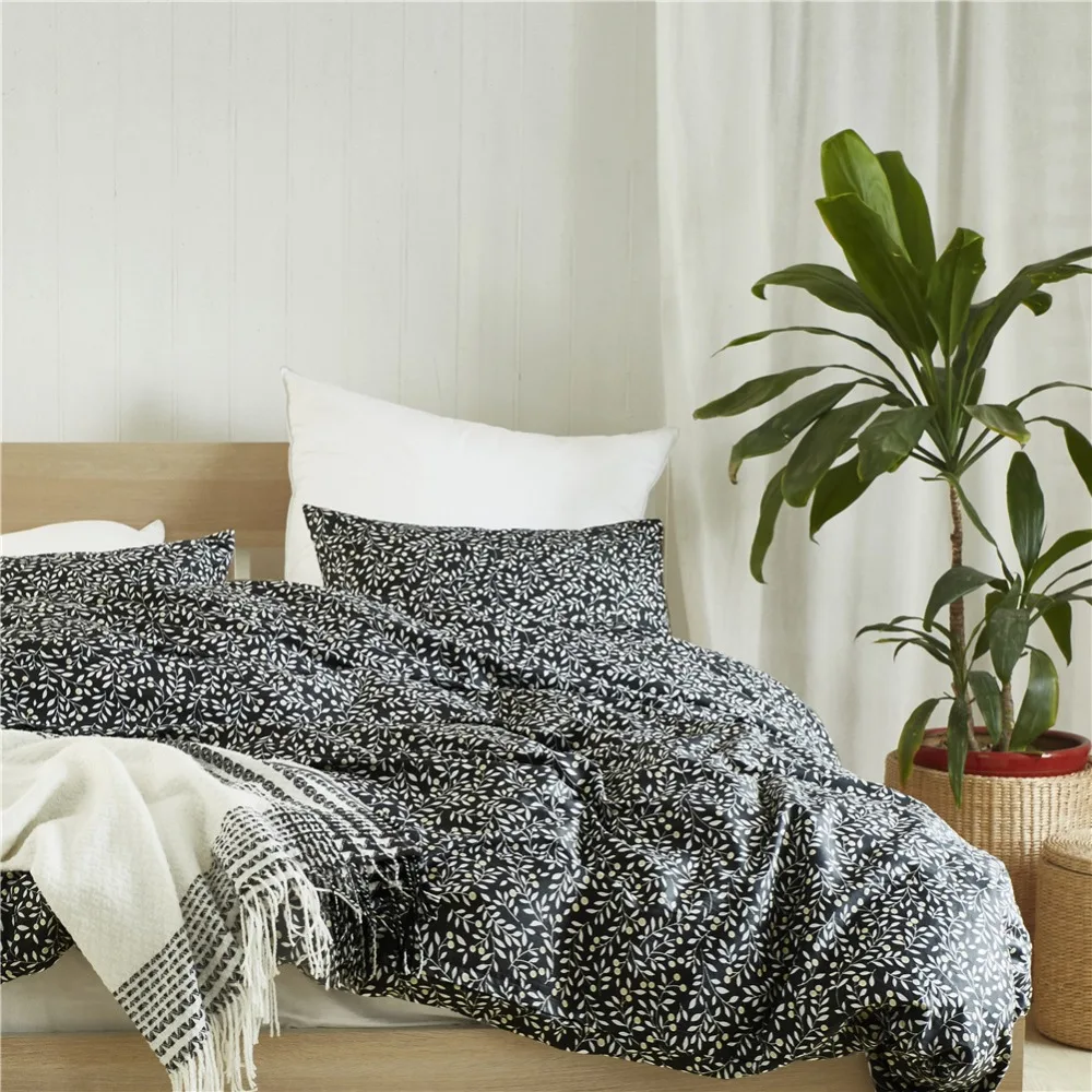 Bedding Set Three Piece High Quality Simplicity Color Stripe Cotton Thin Summer Quilt Cover Soft Pillow Case 51*66cm | Дом и сад