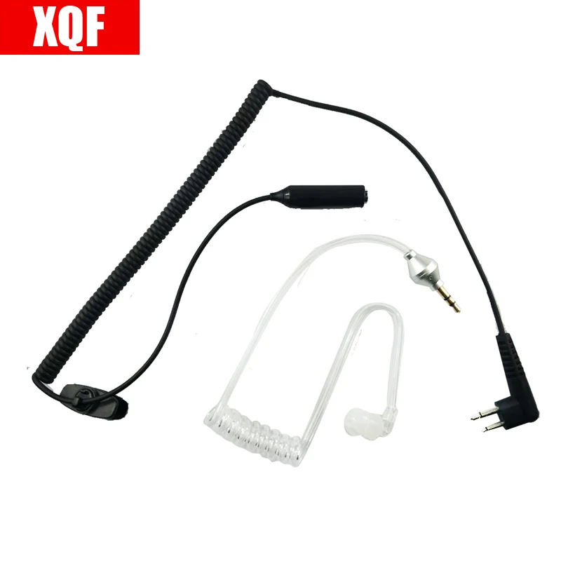 XQF 2 зубец гарнитура обмотки наушник микрофон для MOTOROLA CP200 GP88 PR450 EP450 GTX GTI HYT TC 500 600 700