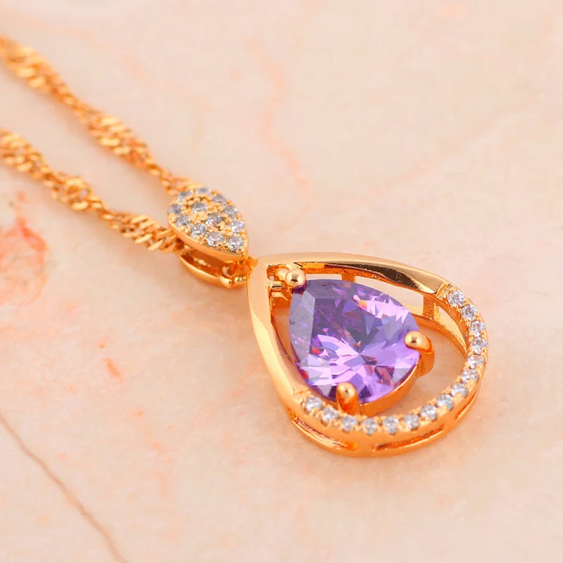 Rolilason Модные украшения кулон для красивая девушка партия брелок золотой тон