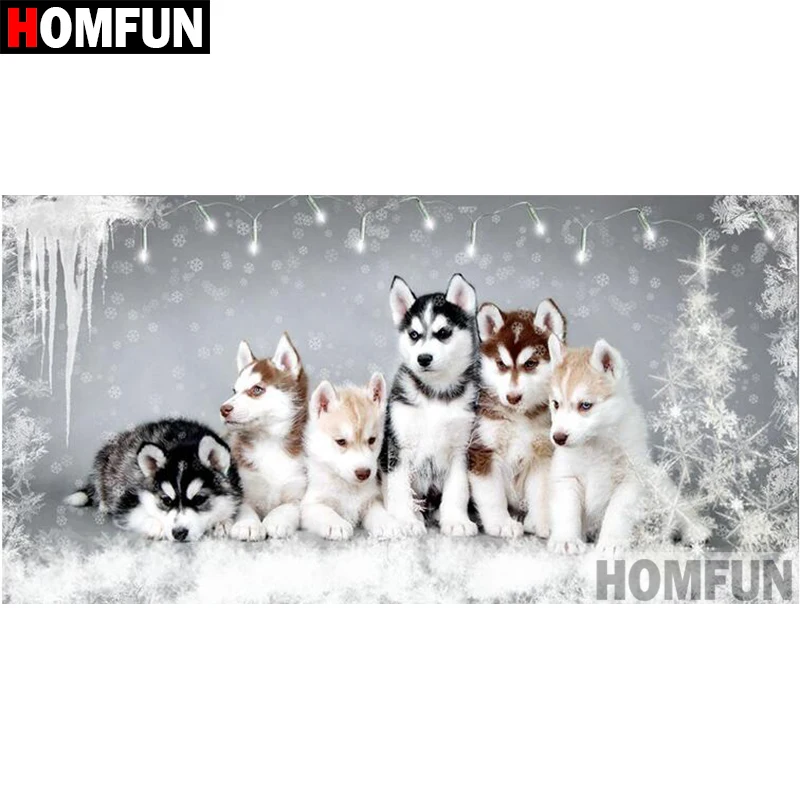 Алмазная живопись HOMFUN A08064 полноразмерная/круглая вышивка 5D сделай сам с