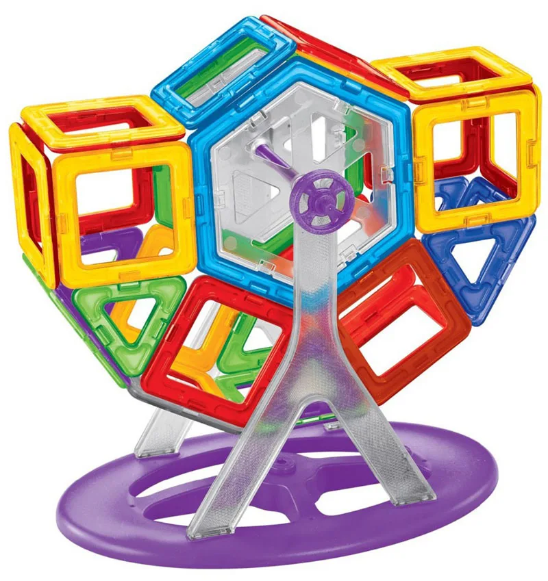 Новейшие обучающие игрушки DIY 24 70 шт. магнитные дизайнерские блоки Детские