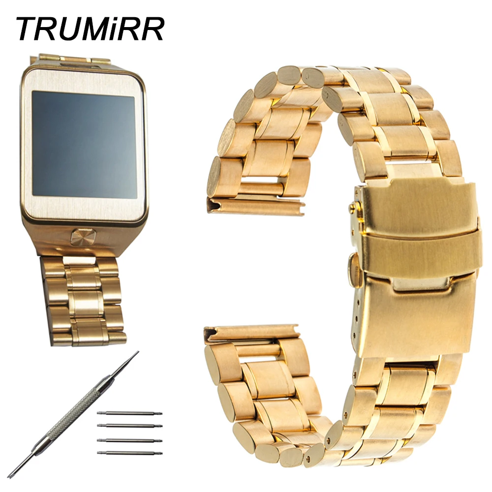Браслет из нержавеющей стали для Samsung Galaxy Gear 2 R381 R382 R380 Moto 360 Gen 46 мм 2015 22 мм|bracelet