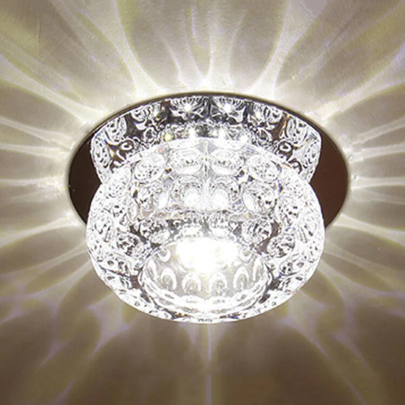 3W modern crystal ceiling lights decorative living room lamps corridor light aisle lighting |