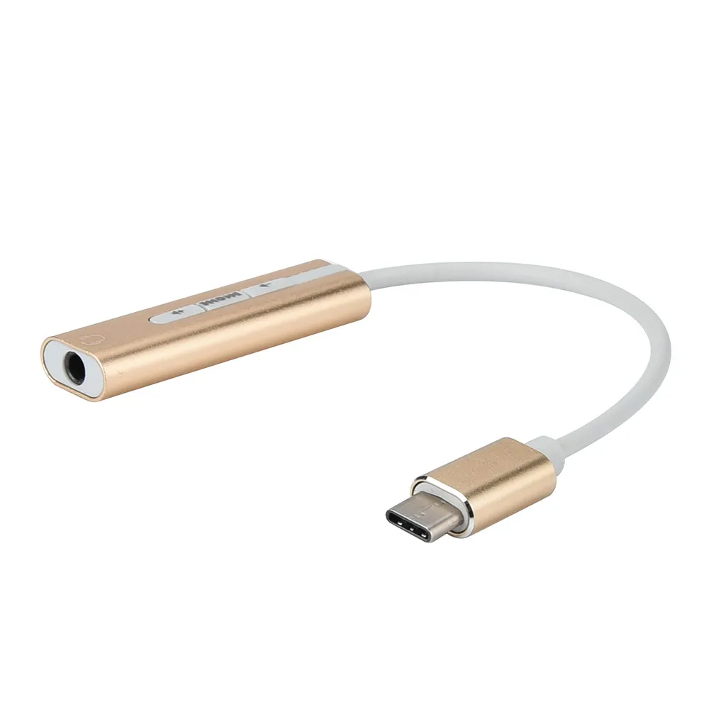 Звуковая карта USB C Type 7 1 Внешний конвертер адаптер с 3 5 мм Aux Стерео для Mac l1102