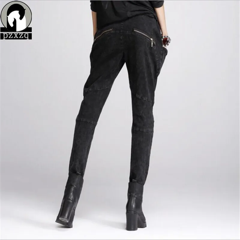 2015 Новый брюки женские european style Большие карманы jeans шаровары штаны Сексуальные