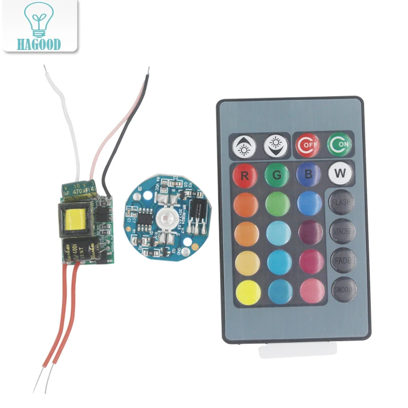 Светодиодный светильник высокой мощности RGB 3 Вт панельные лампы + светодиодный