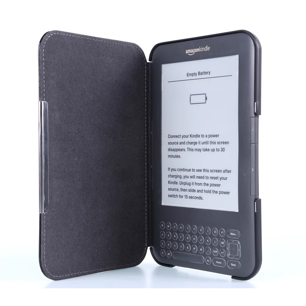 Чехол книжка с откидной крышкой для Amazon Kindle 3 3rd Gen Ereader кожаный Карманный чехол