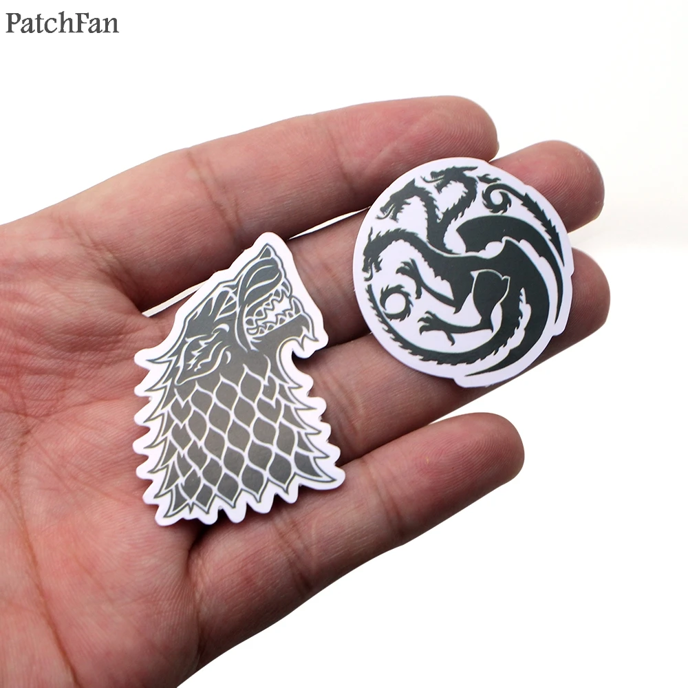 Patchfan 23 шт. Игра престолов ПВХ водонепроницаемые наклейки для diy скрапбукинга багажа скейтборда ноутбука велосипеда стены гитары A0938