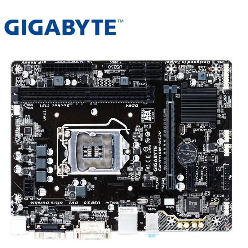 Новинка 100% для Gigabyte оригинальная материнская плата фоторазъем LGA 1151 DDR4 USB