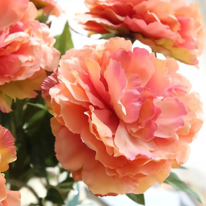 Длинные Большой Северной Европы Пион Искусственные цветы для Свадебная