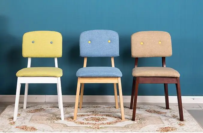 Тканевый обеденный стул из натурального дерева. Офисный стол и - Цена: 11 985,44 руб.