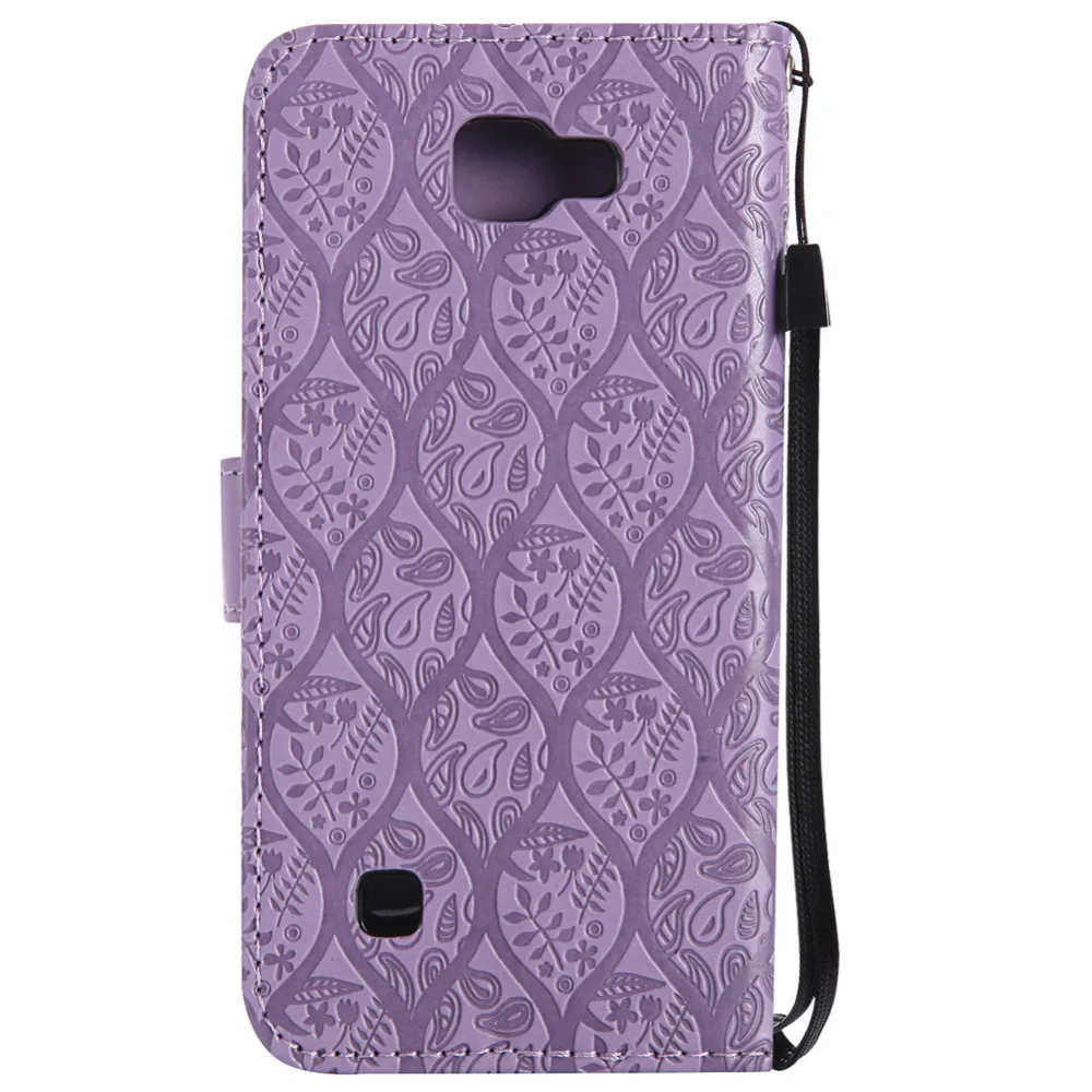 Wallet Case for LG K3 Rattan Pattern Leather Flip w/ Straps Card Holder Magnetic Stand Cover Protective Phone Cases | Мобильные