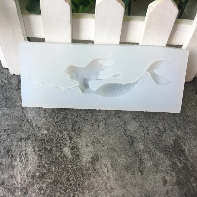 3D Силиконовая Русалка форма для кухни инструменты выпечки тортов принадлежности