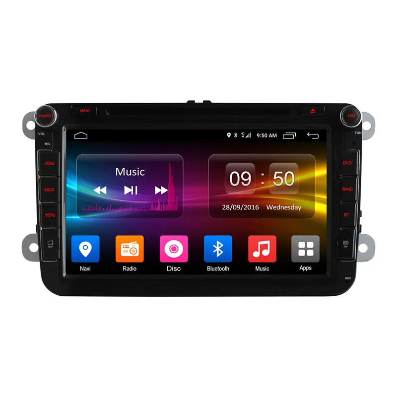 Восьмиядерный Android 6 0 2G RAM 4G LTE Wifi Автомобильный dvd-плеер для VW Polo Passat B6 CC GOLF Tiguan Jetta